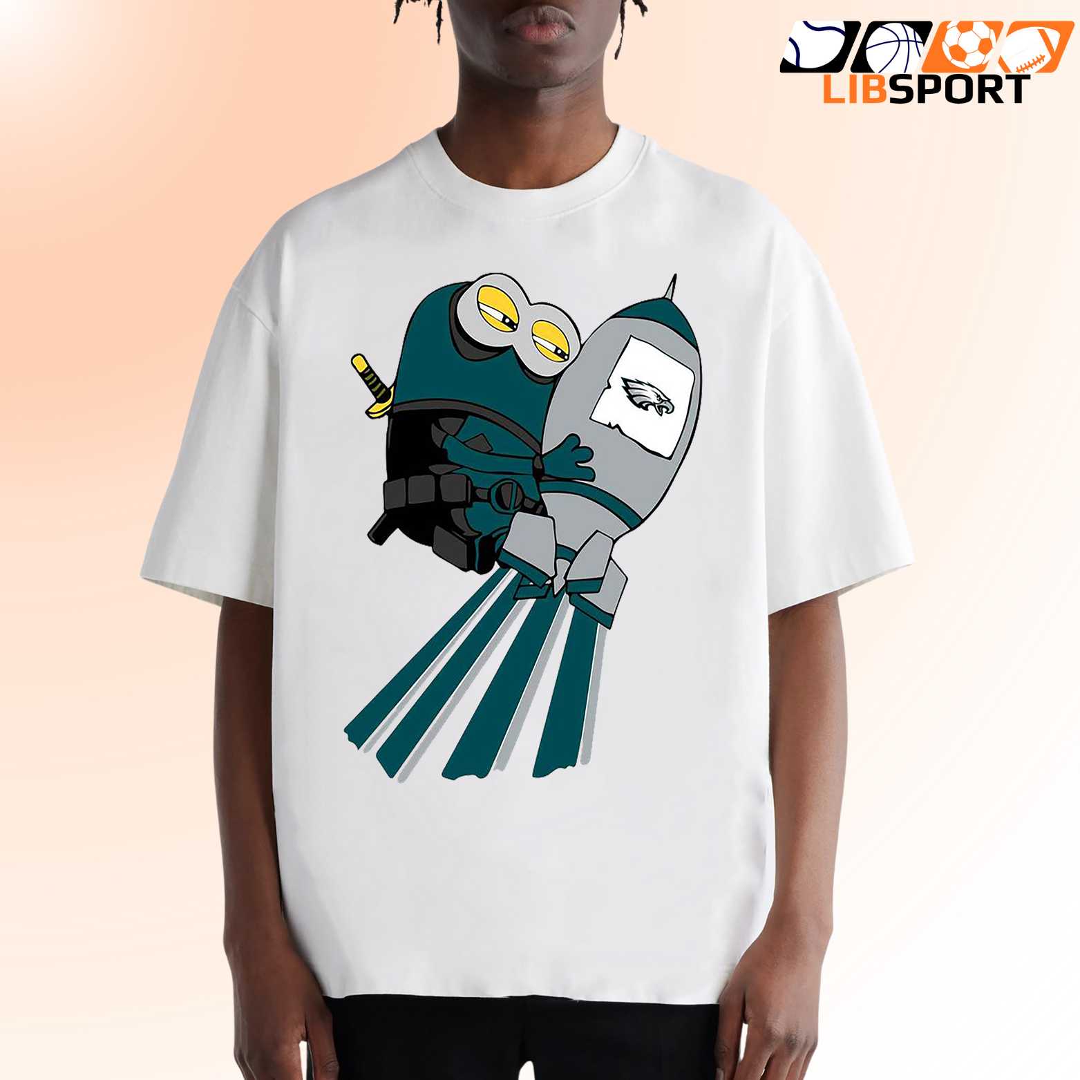 Philadelphia Eagles Minions T-Shirt, Funny Football Fan Tee, Unisex Game Day Merch Gift